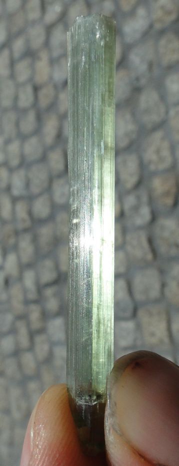 2-3/8″ Unique Green Color – Gem TOURMALINE – DRAVITE – Mwajanga, Tanzania !