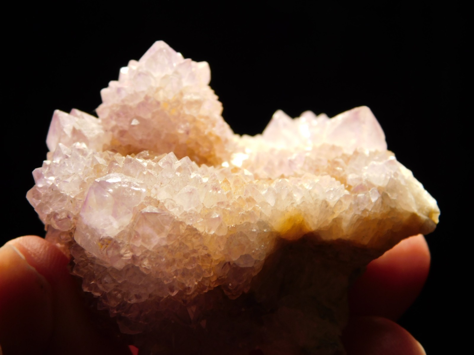 SPIRIT Quartz or CACTUS Quartz Amethyst Crystal Cluster Africa 85.5gr