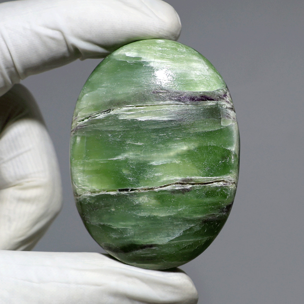 Rare Green Kammererite Palmstone • Harmony, Psychic Awareness & Gentle Strength