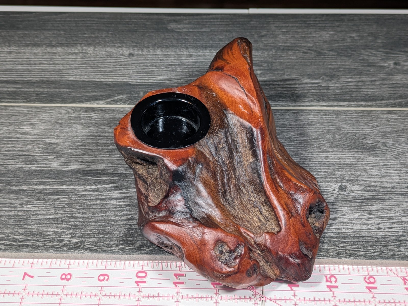 Wood Sphere Holder Stand Display