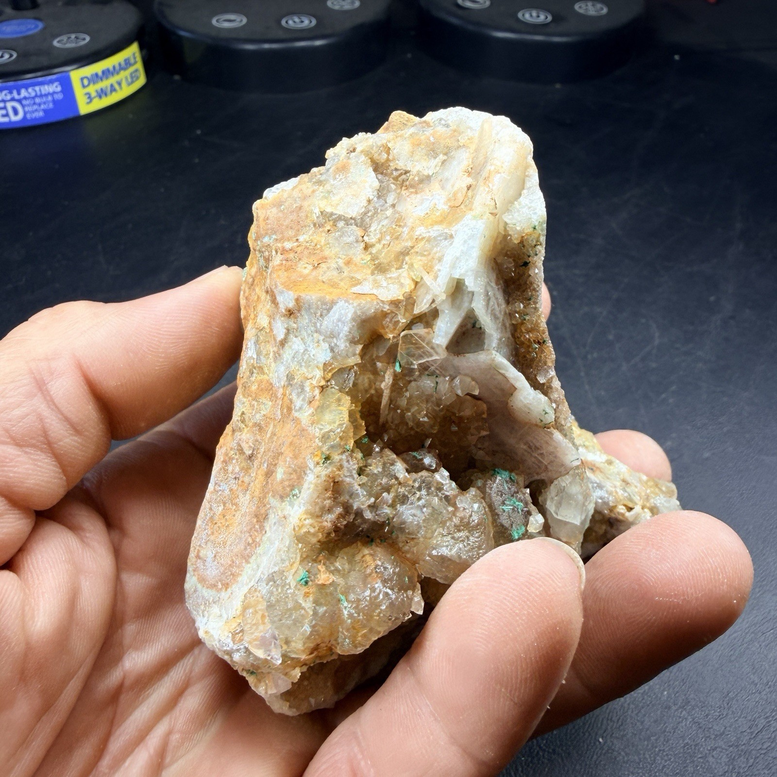 Fluorite Crystal Cluster Brochantite Quartz Crystals / New Mexico *VIDEO*
