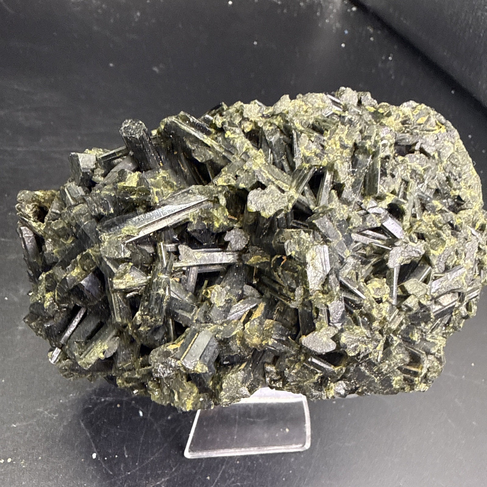 2 Lb Large Natural Epidote On Matrix From Pakistan. A+ Specimen,Minerals,Gems.