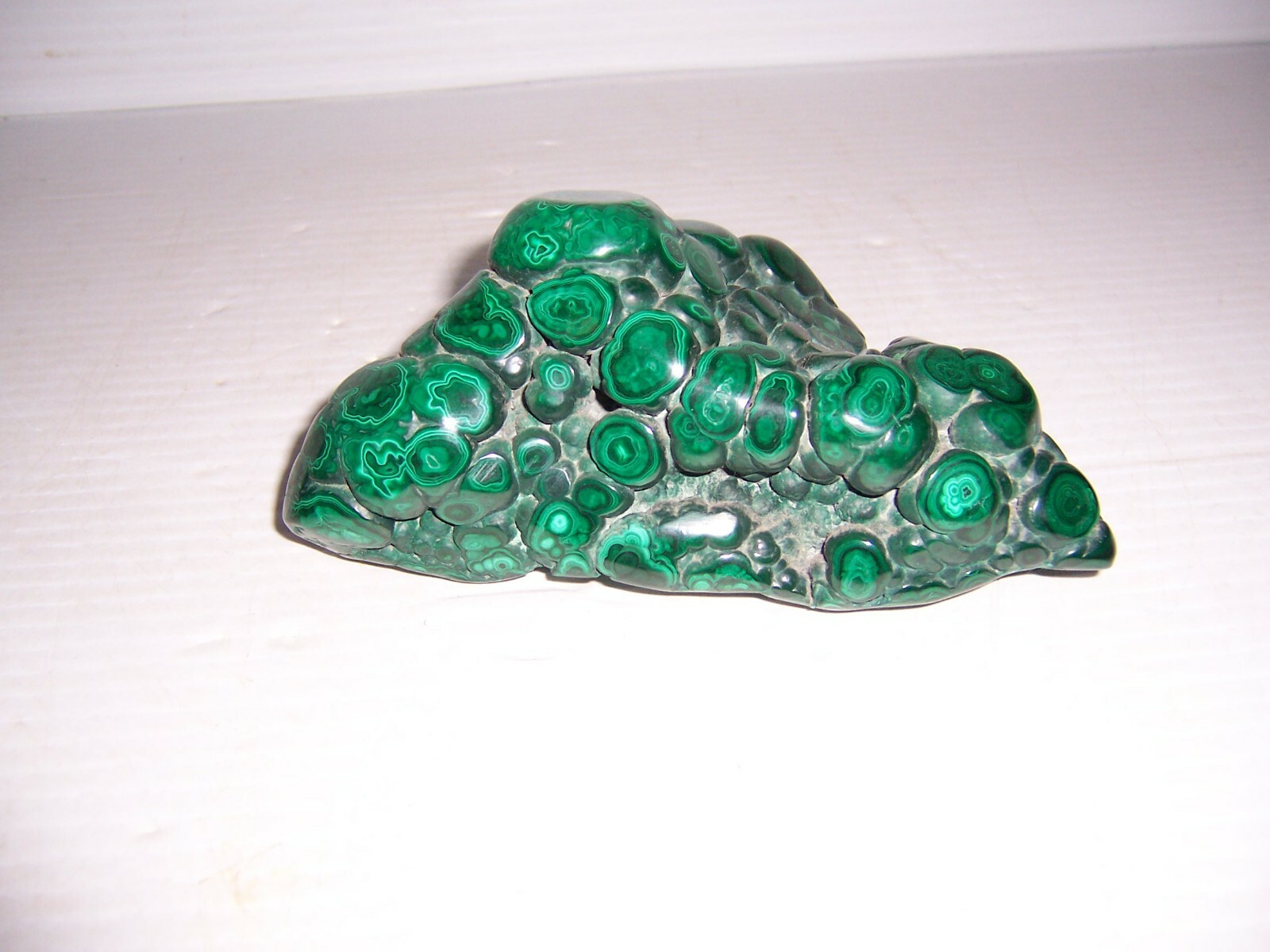 Polished Bullseye Malachite Specimen 5 3/4″ x 3 3/8″ x 2 3/4″