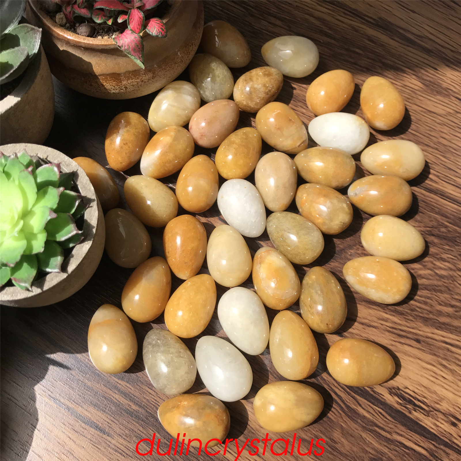 Mookite jasper eggs quartz crystal pendant mineral samples reiki healing10pcs