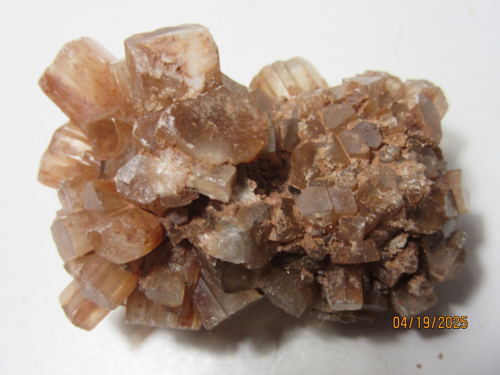 Aragonite Brown Crystal 2 3/16″ Mineral Morocco Collectible ABCMC-358