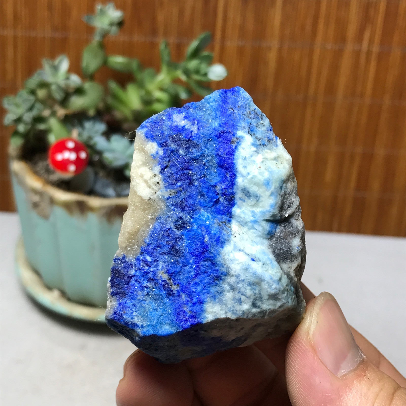 73g Natural lapis lazuli Crystal gemstone Rough Mineral Specimen healing A6065