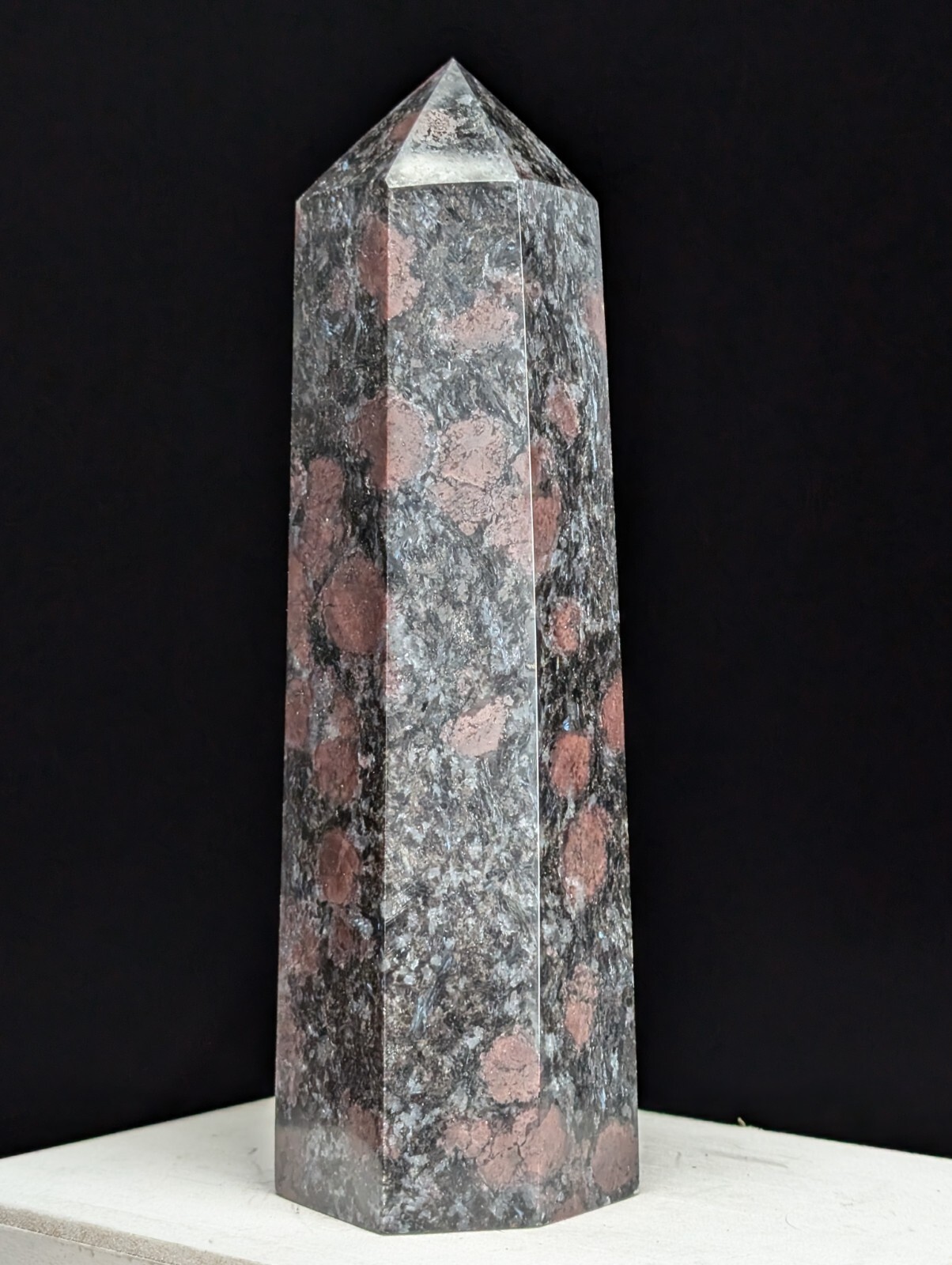 Garnet Tower Crystal Large Big Tall Gemstone Point Wand