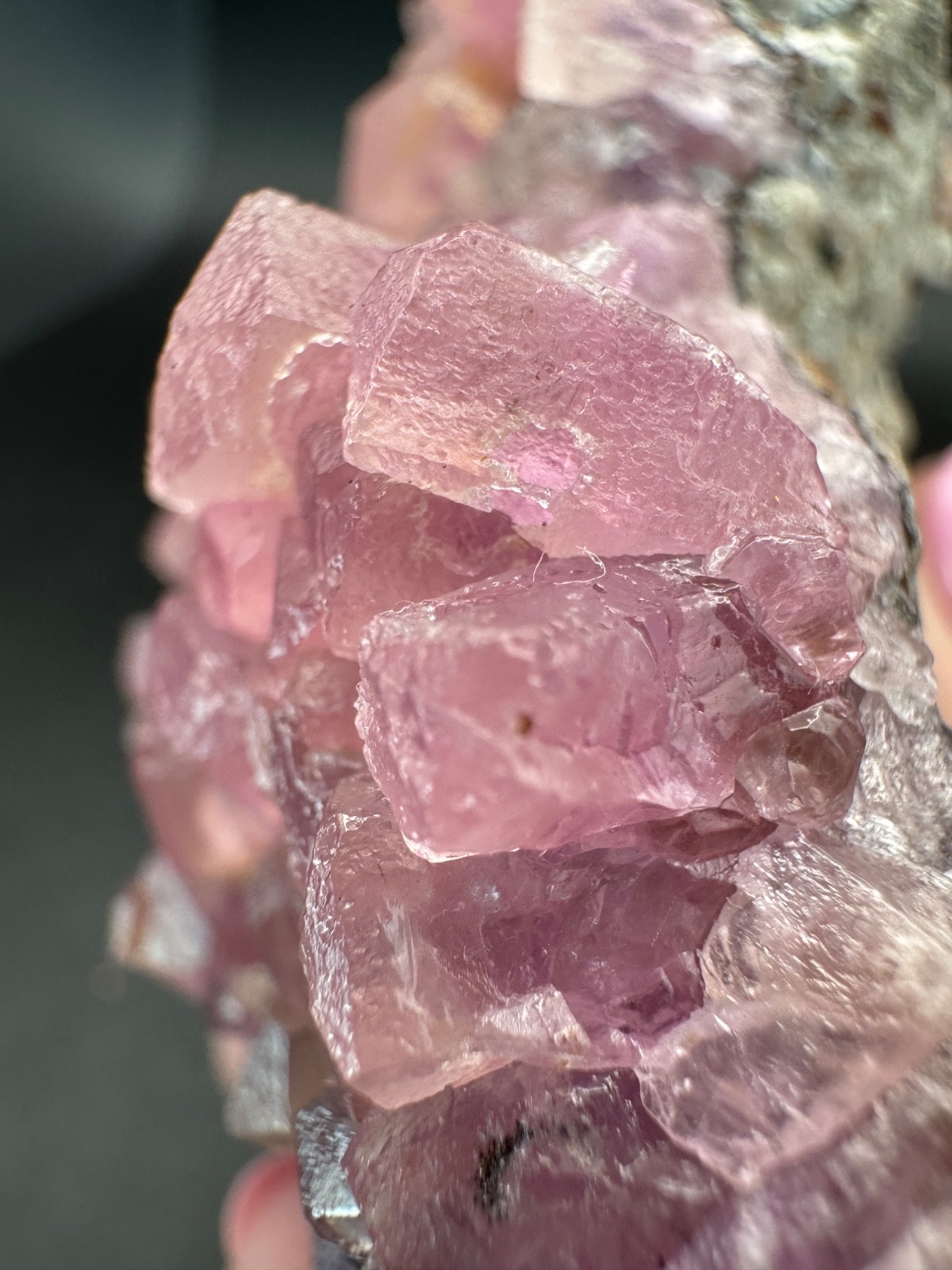 6869 HIGH QUALITY, Huge, Gemmy Cobaltoan Calcite Crystals Morocco 195g