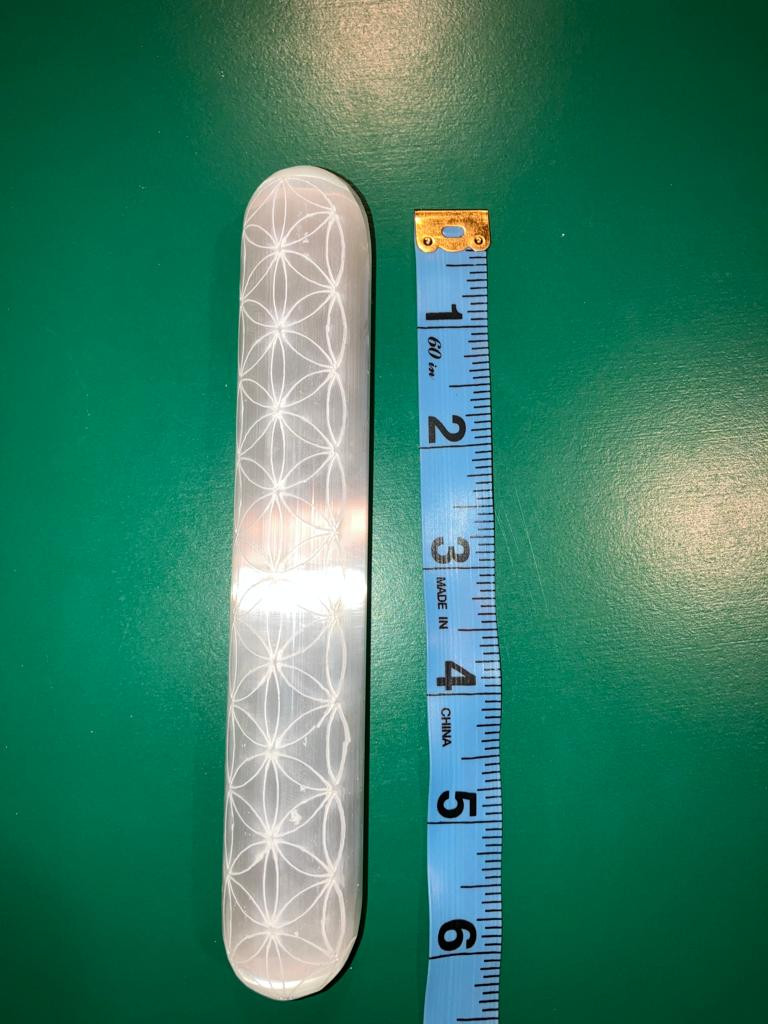 Natural Selenite Crystal Massage Wand ” Smooth Polished Heal LOT of 5 BULK Whole
