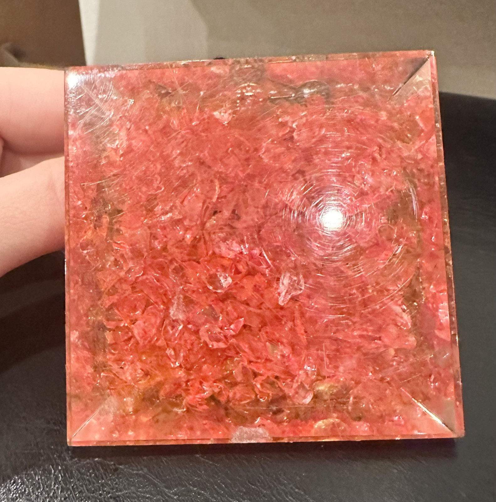 Beautiful Crystal Pyramid – Decorative & Meditation Piece