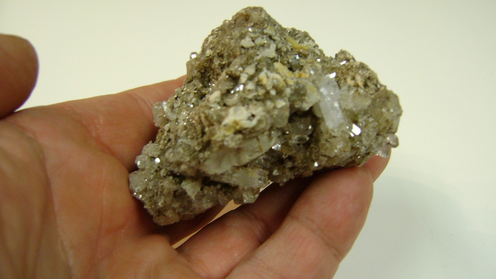 2 1/2″ X 2 1/2″ Crystal Quartz Cluster 2 sided on Matrix – Poughkeepsie, NY.