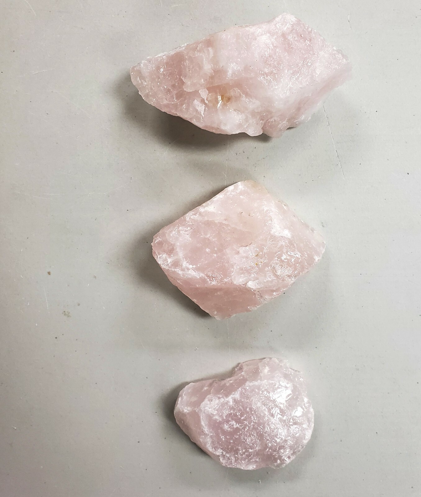 Rose Quartz Crystal Chunk 1 piece LARGE Rose Quartz Stone from Brazil