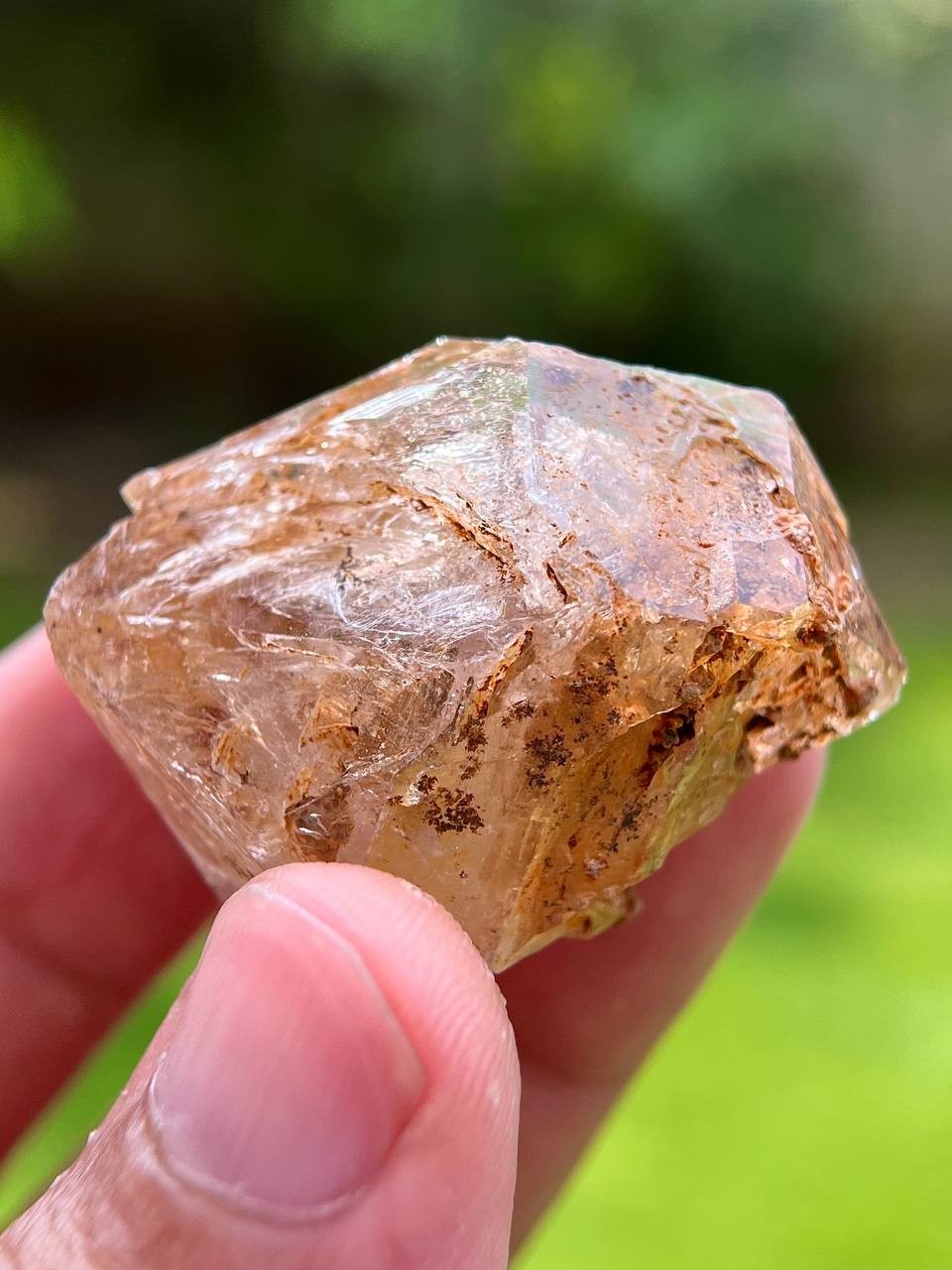 25 Grams Superb Fully Natural Clay Included Window / Fenster Quartz Crystal