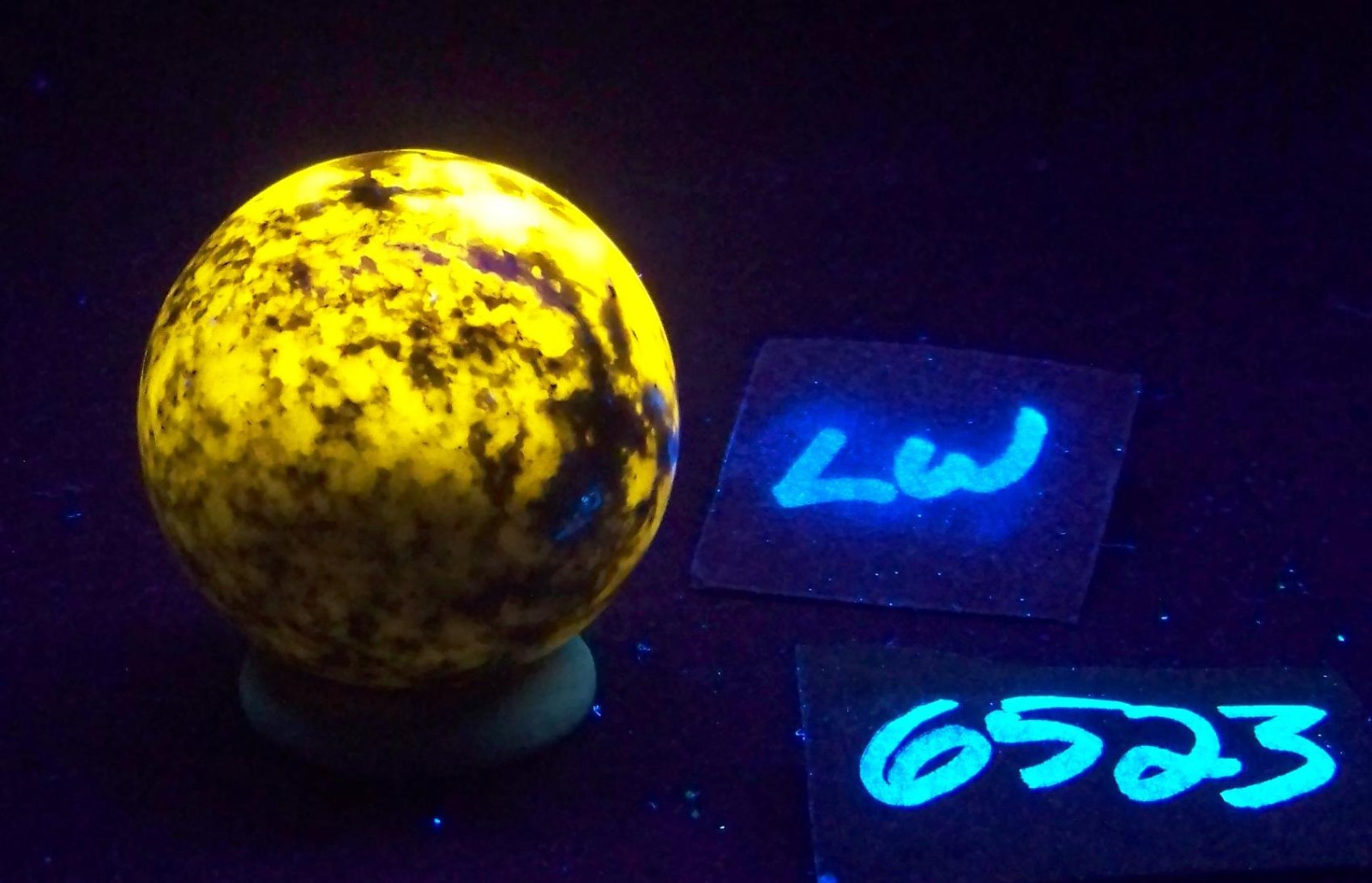 Fluorescent Wernerite 38mm Sphere for Rare UV Collection 6523