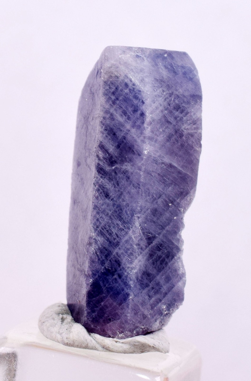12.5cts SAPPHIRE CRYSTAL NATURAL ROUGH BLUE TANZANIA MINERAL SPECIMEN TB198