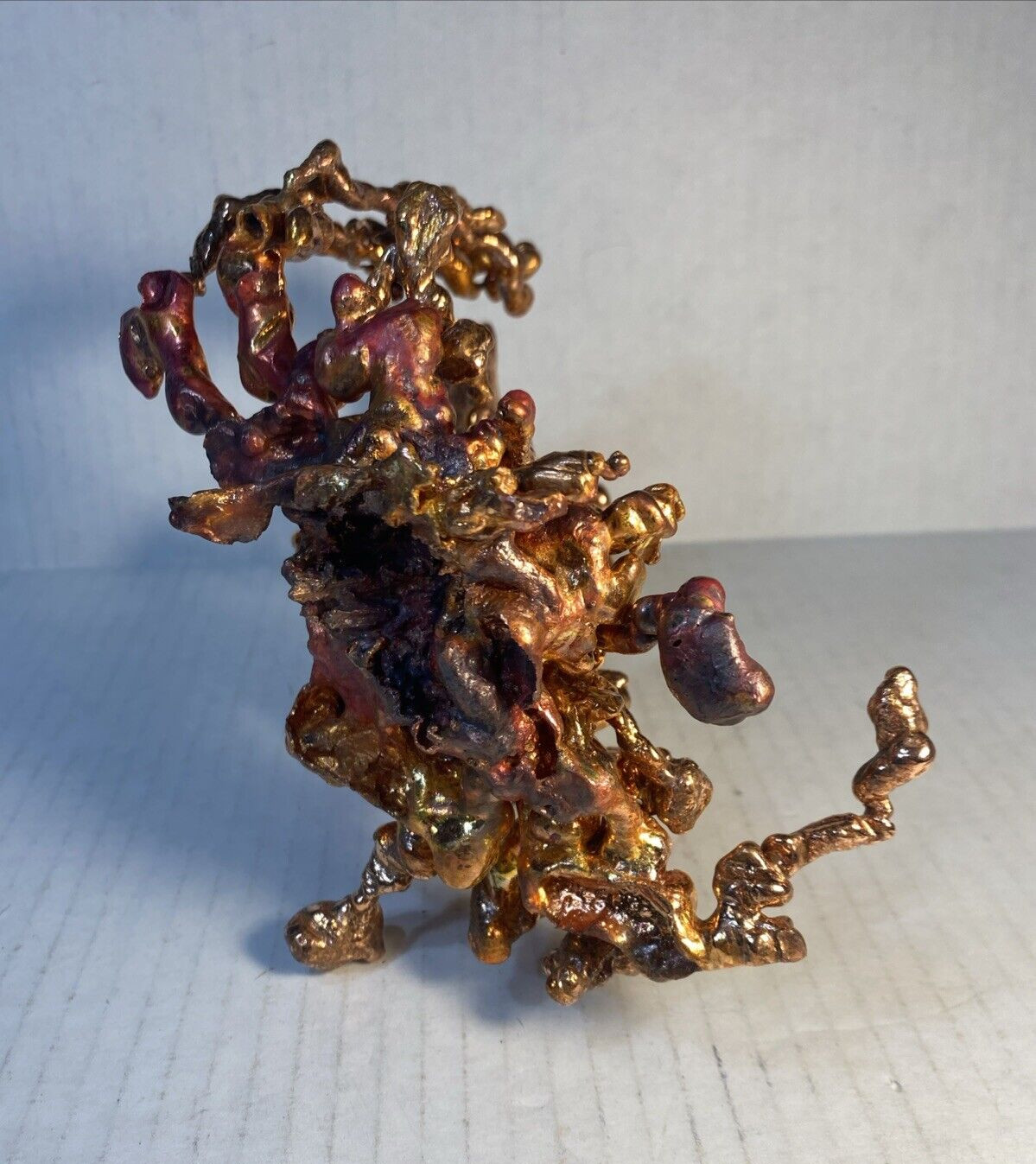 Copper Cluster 2 Lb 13.1 oz. 9 1/2″ x 6″ x 6 1/8″ Splash Specimen Michigan