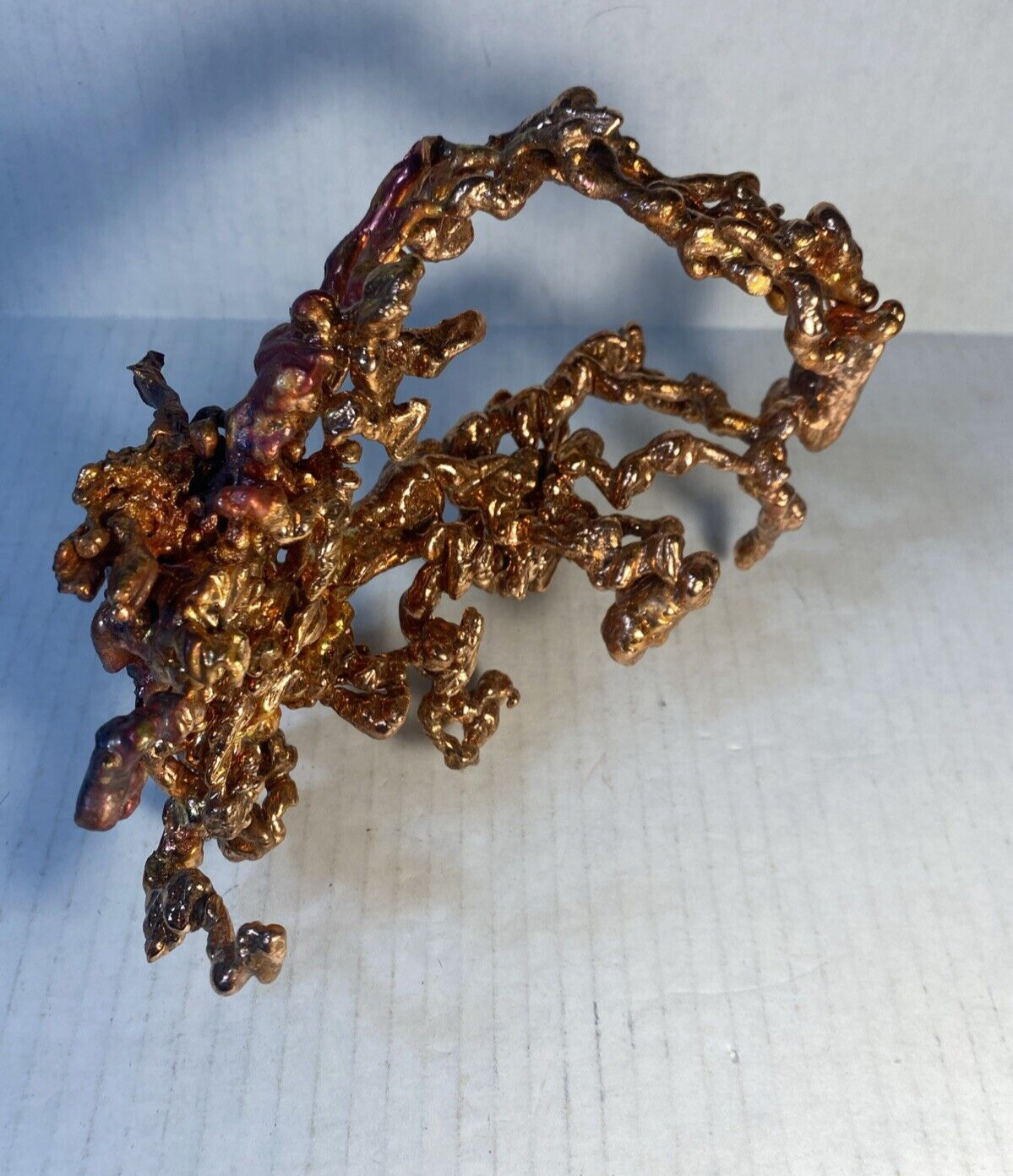 Copper Cluster 2 Lb 13.1 oz. 9 1/2″ x 6″ x 6 1/8″ Splash Specimen Michigan