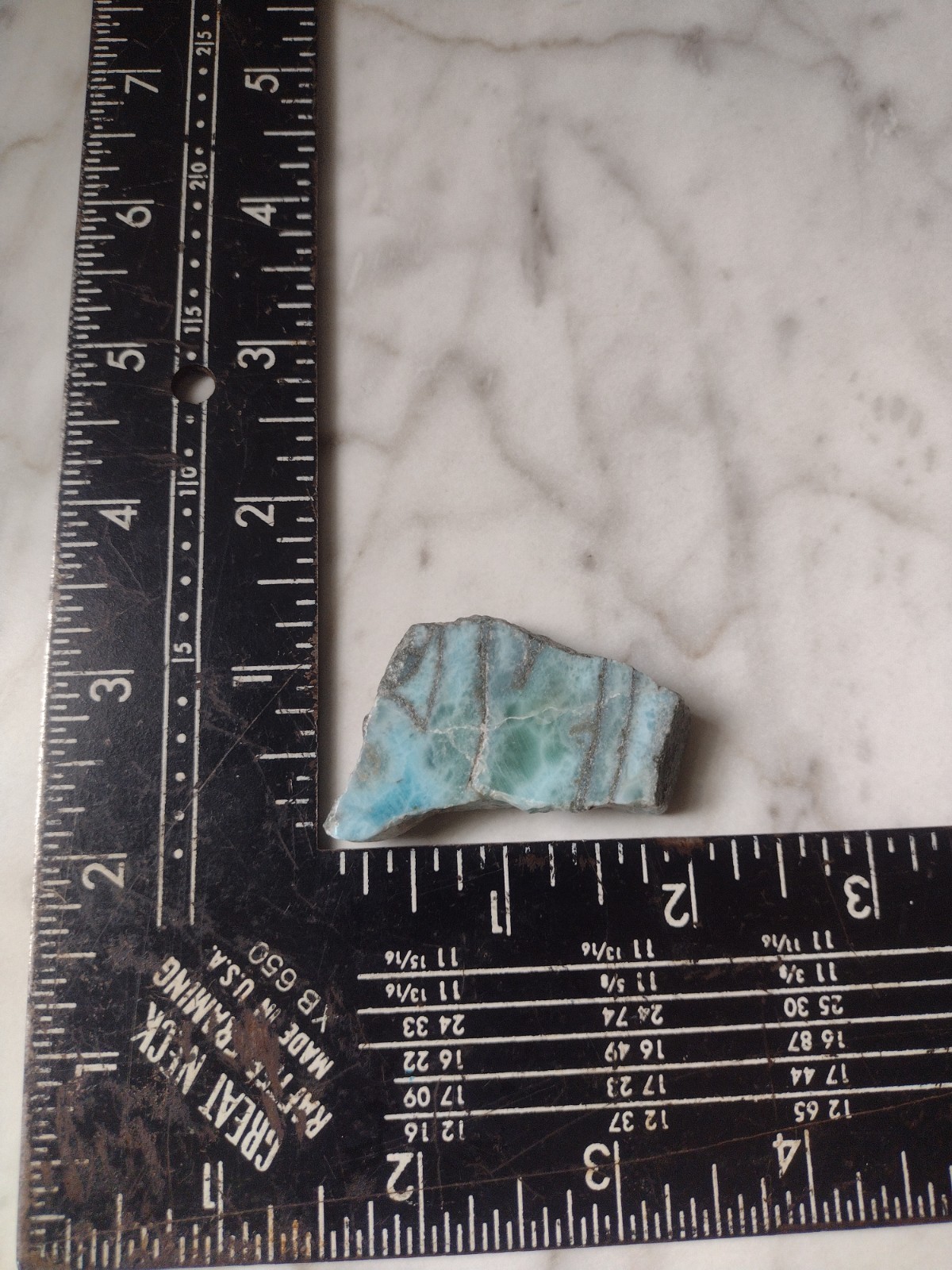Dominican Republic LARIMAR Stone Specimen Crystal Polished Rare Stone L7