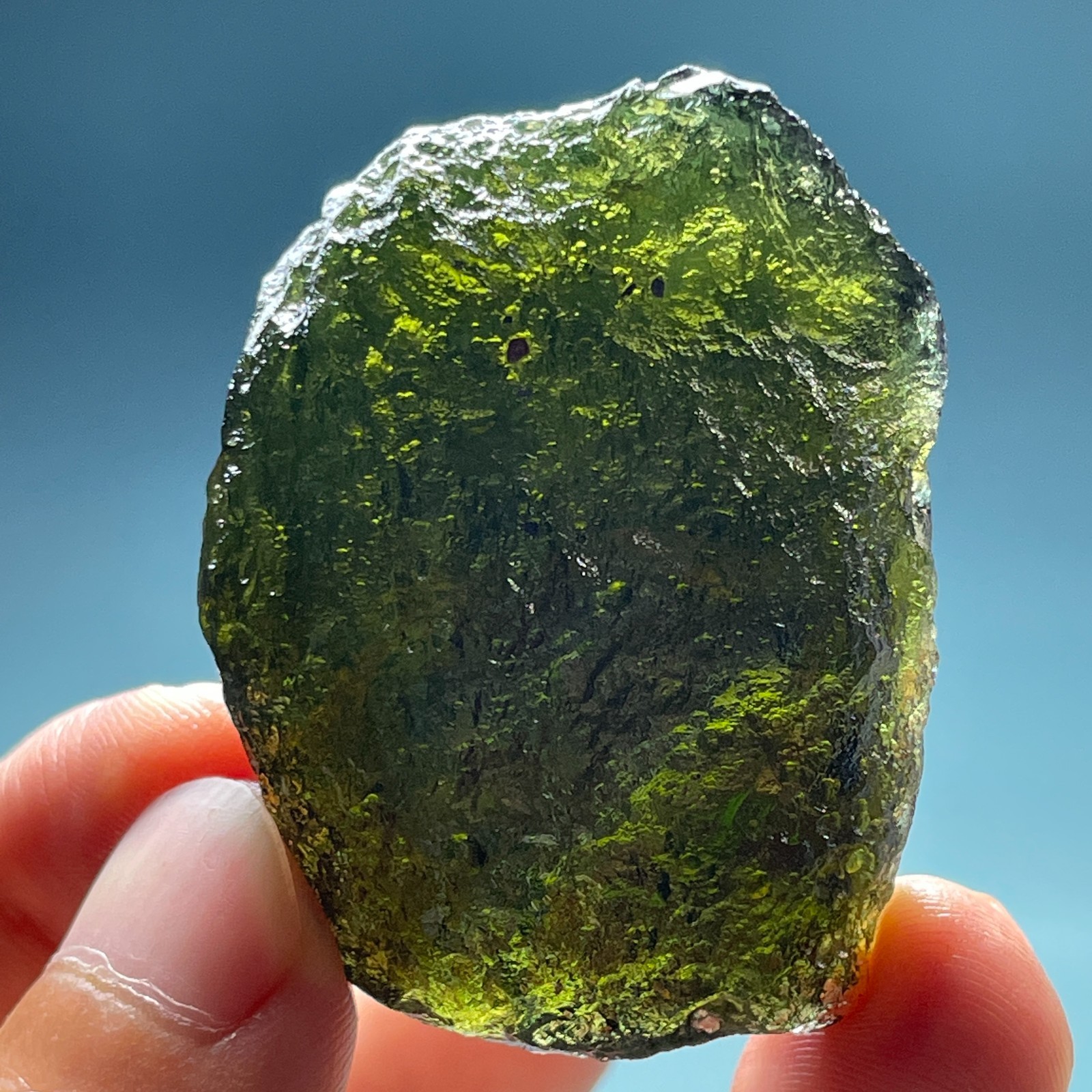 190CT Moldavite Genuine Raw Moldavite Crystal from Czech Republic PICcertificate