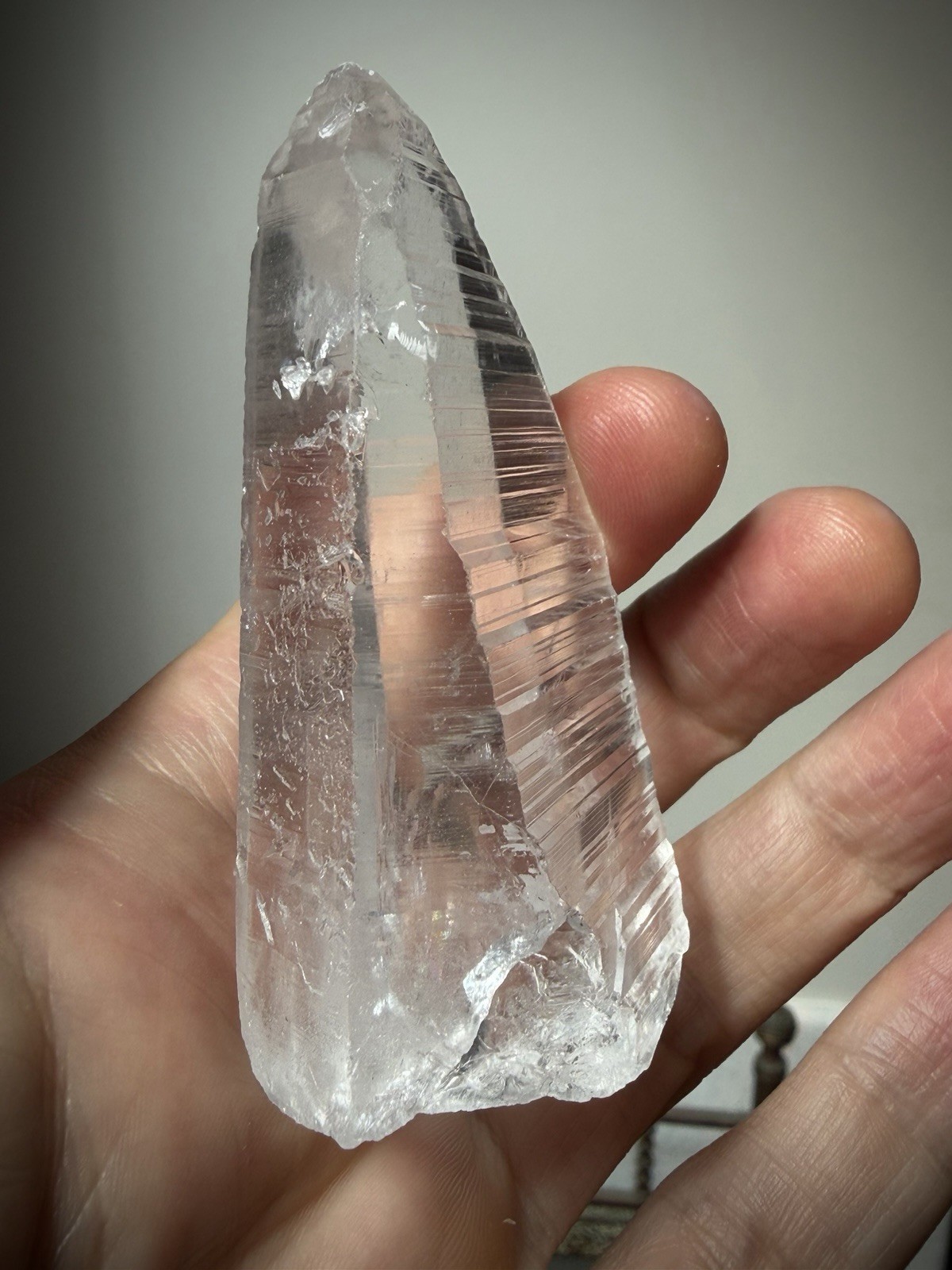 Lemurian Quartz Crystal Optical Quartz Self Healed Quartz Brazil Crystal