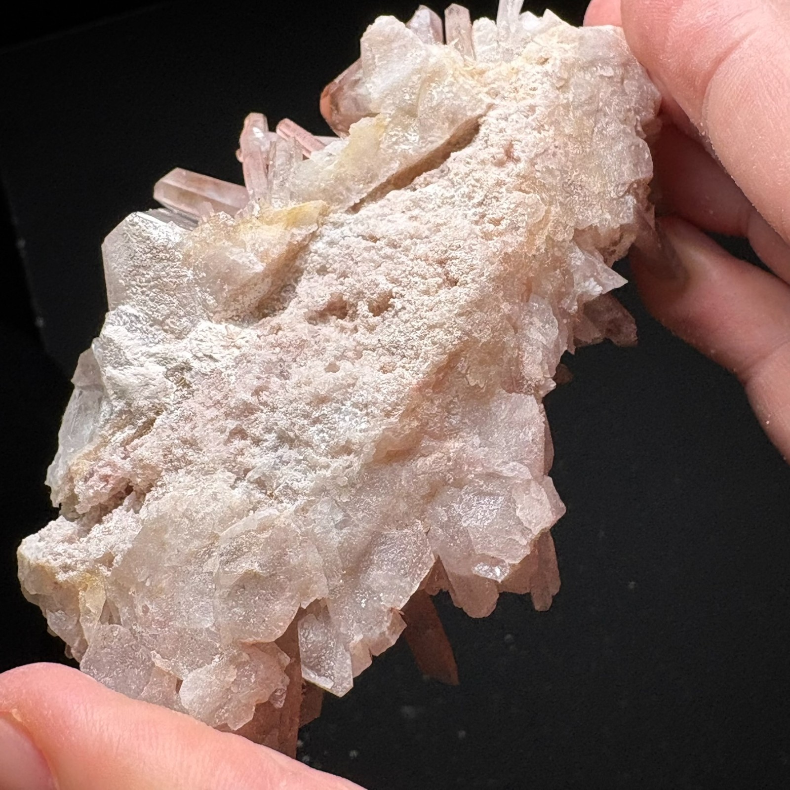 Natural Quartz Pyramid Inclusion Cluster Rare Specimen Raw Mineral Crystal Heal
