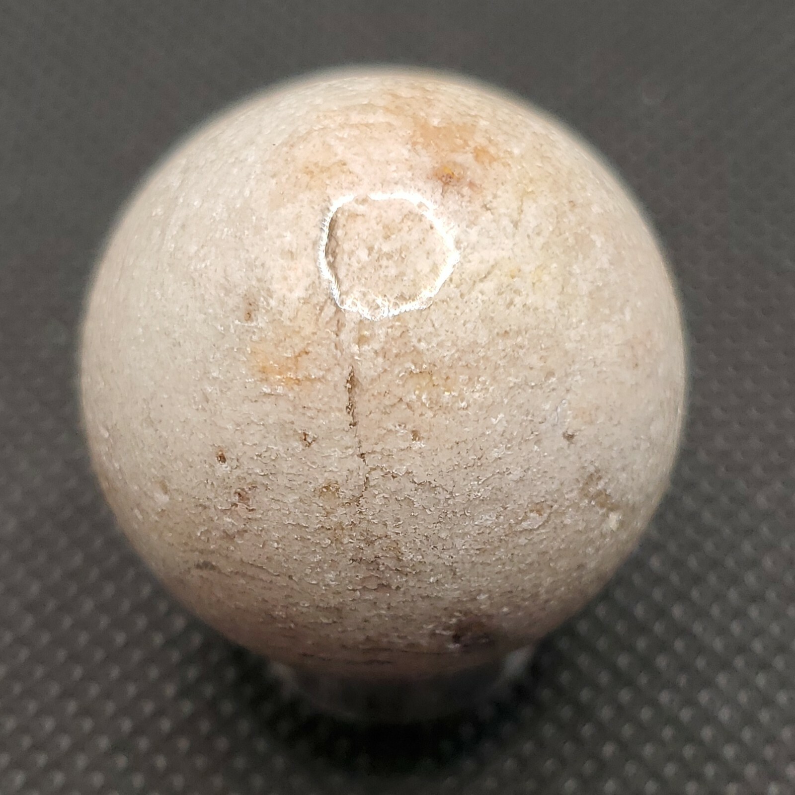 Amphibole Thousand Multi Layer Quartz Sphere Ball Orb Marble 27.2mm, 34g
