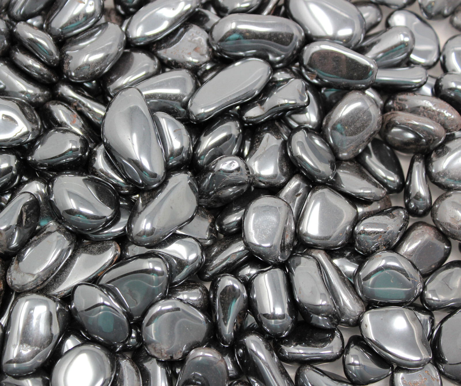 1/4 lb Bulk Lot Hematite Tumbled Stone (Crystal Healing Grounding) 4 oz