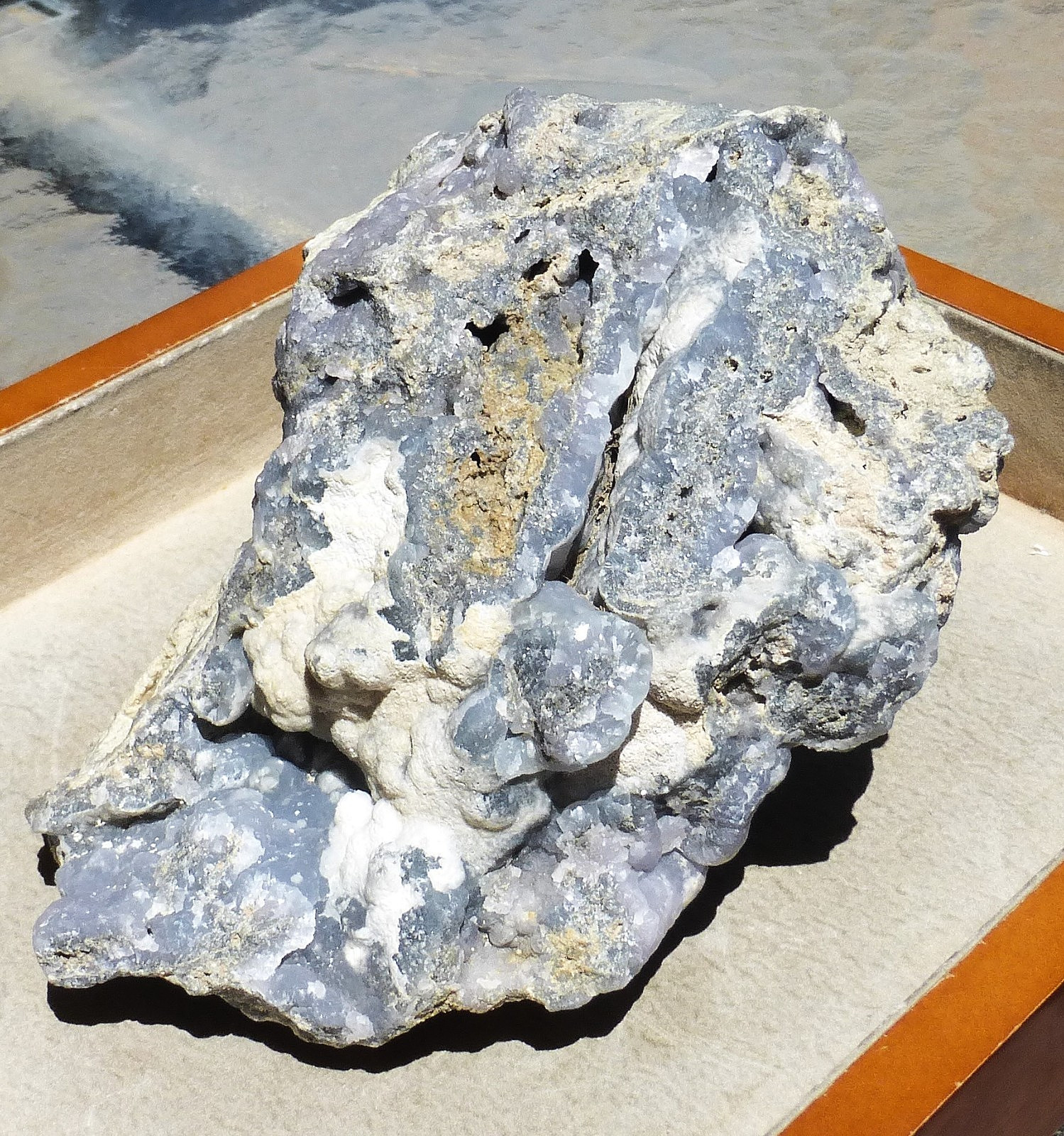 LARGE Purple/lilac Smithsonite specimen from El Refugio Mine Mexico 3lb. 2.5 oz.