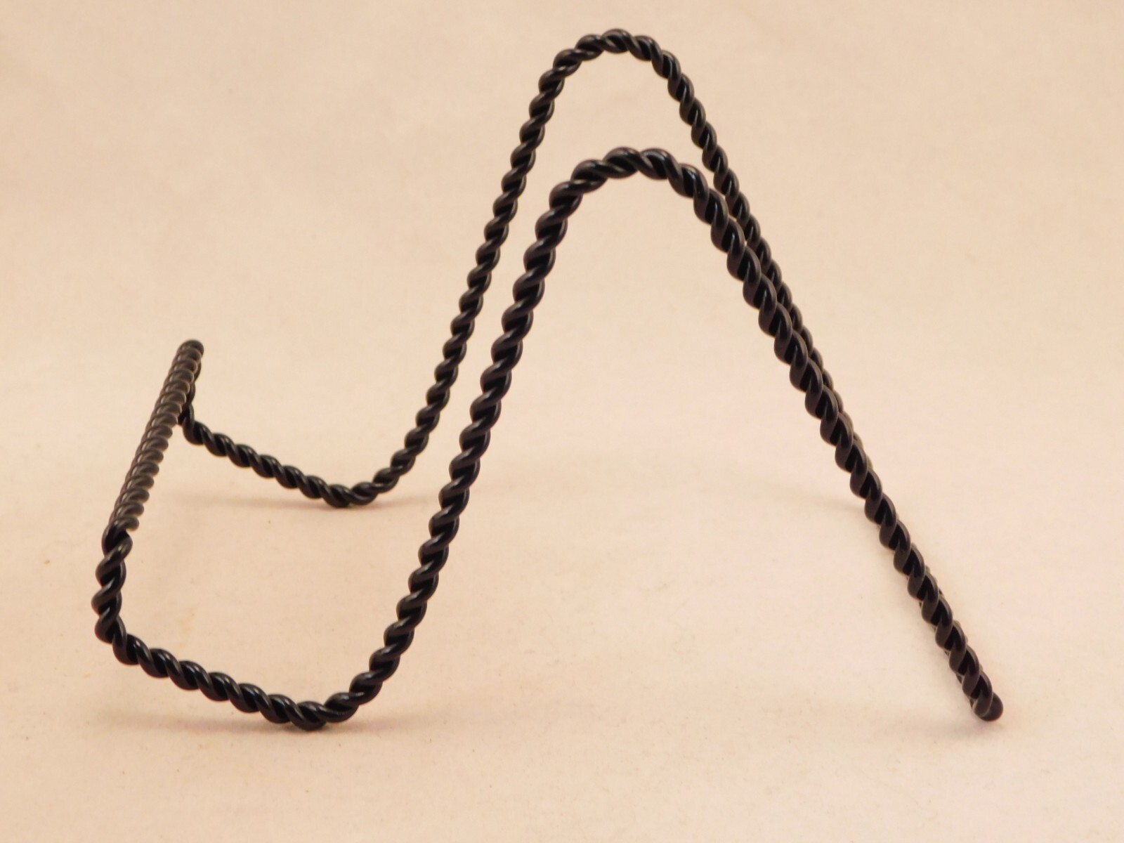 Easel Display Stand Black Metal MEDIUM Size TWIST Design