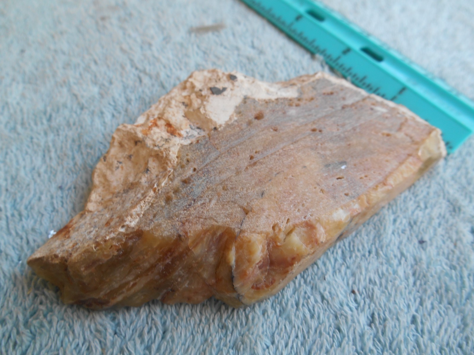 4-1/2 OZ. NATURAL RAW OPAL SLAB ?? STONE 2-9/16″ TALL X 4-5/16″ WIDE X 5/8″