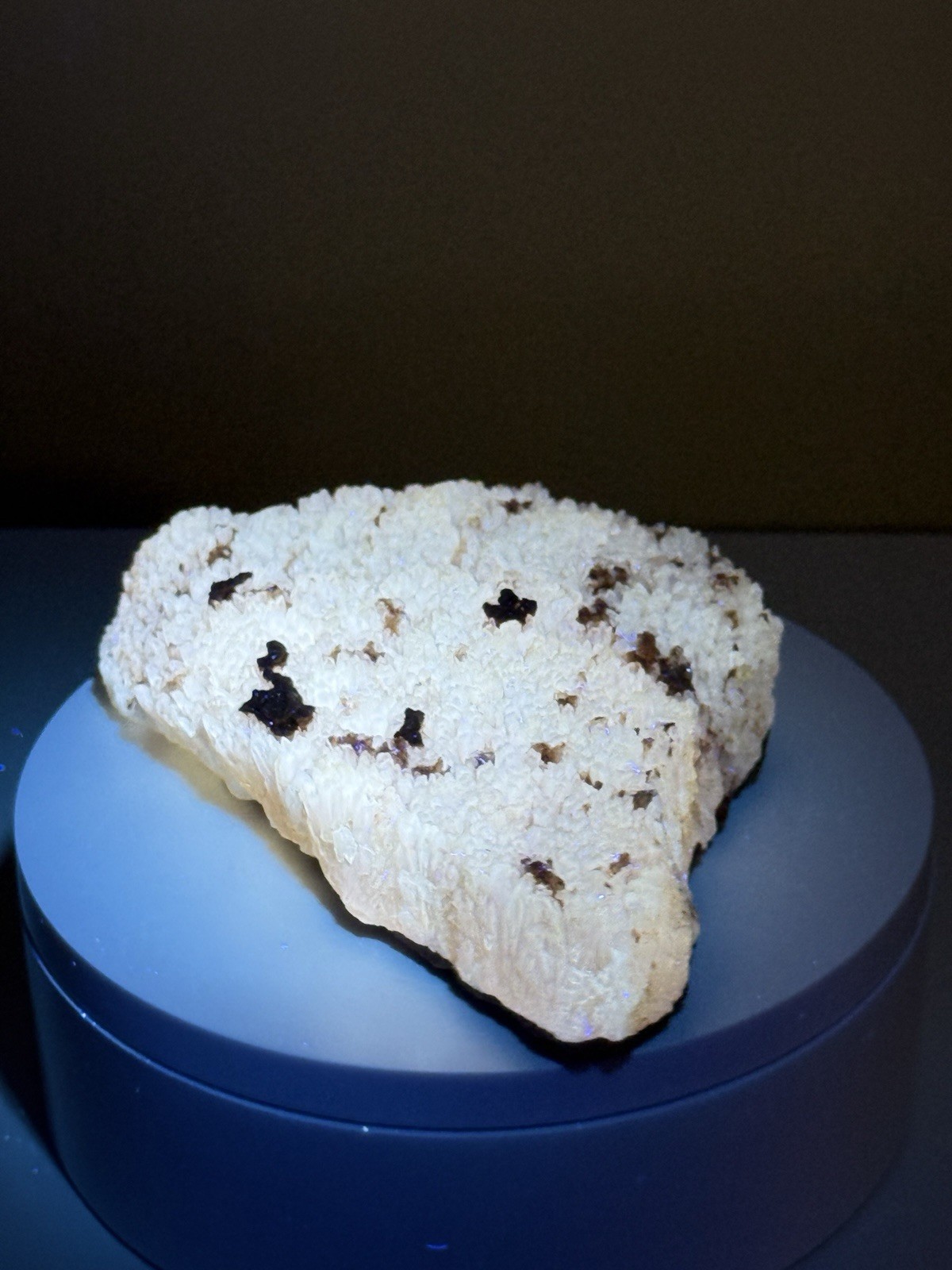 GOLDEN Fluorescent Orange Calcite Mineral Specimen – Morocco