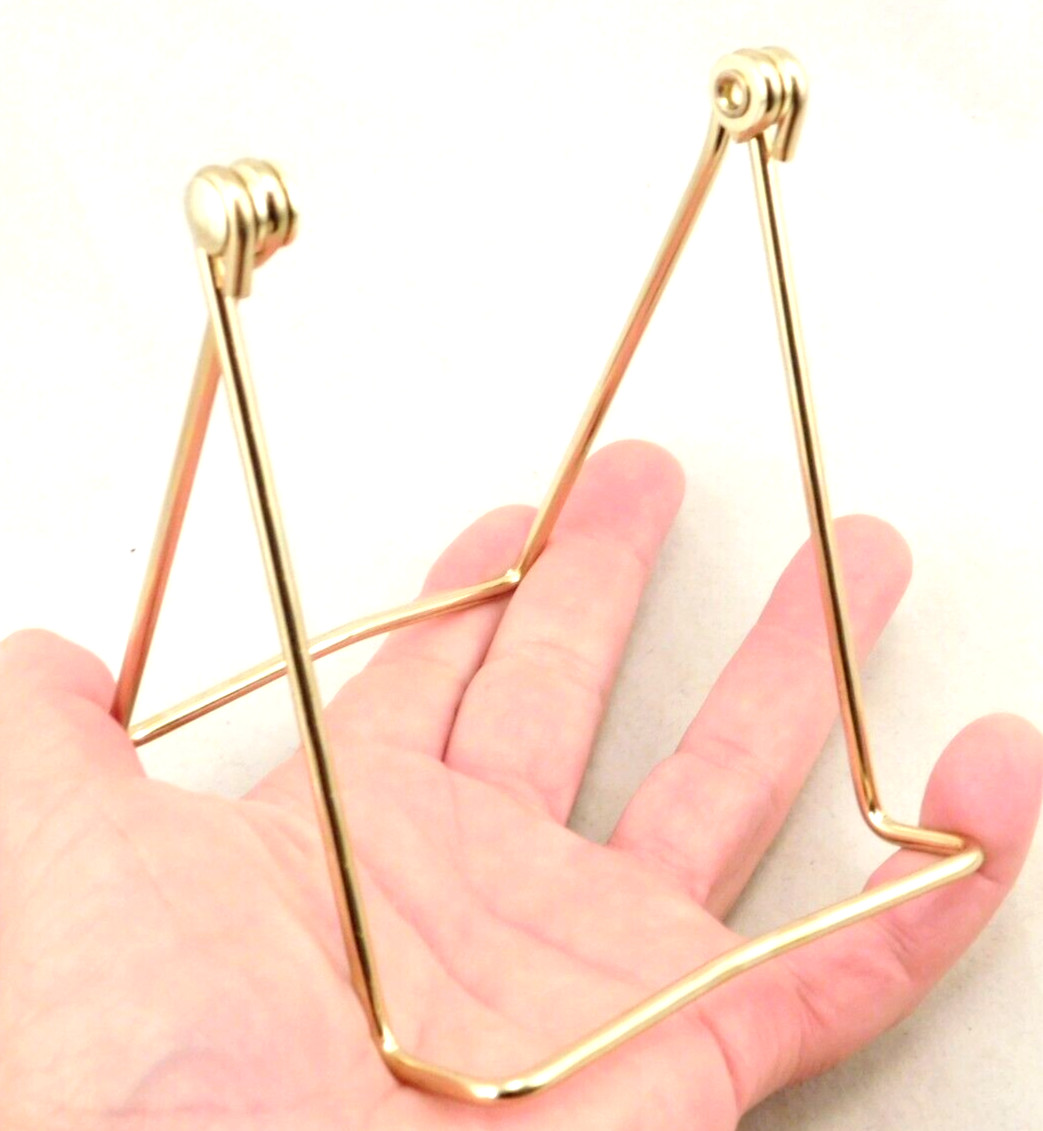 Easel Display Stand Gold Color Adjustable Medium Sized