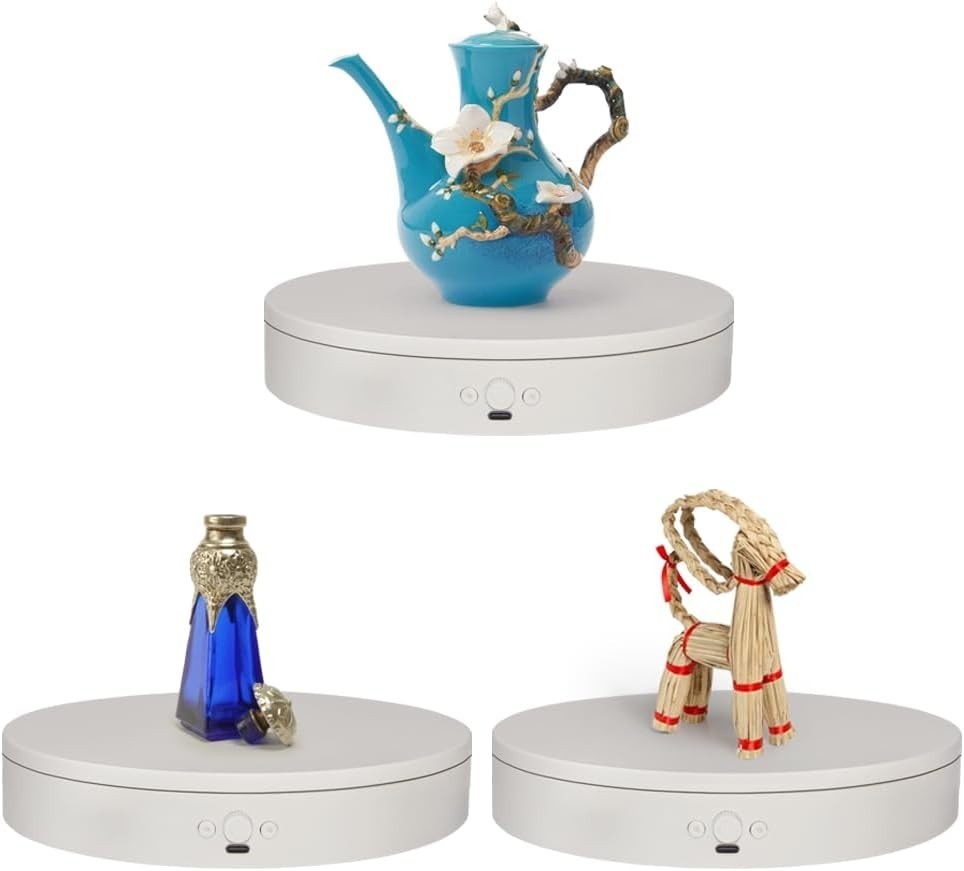 Rotating Display Stand Switch Direction Spinning Platform Adjustable Speed