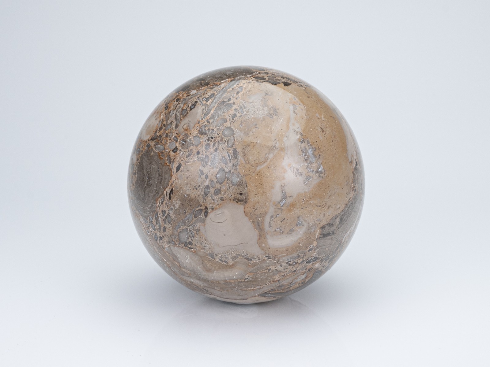 Polished Pakistan Jasper Agate Marble 3″ Sphere Decorative Stone Ball