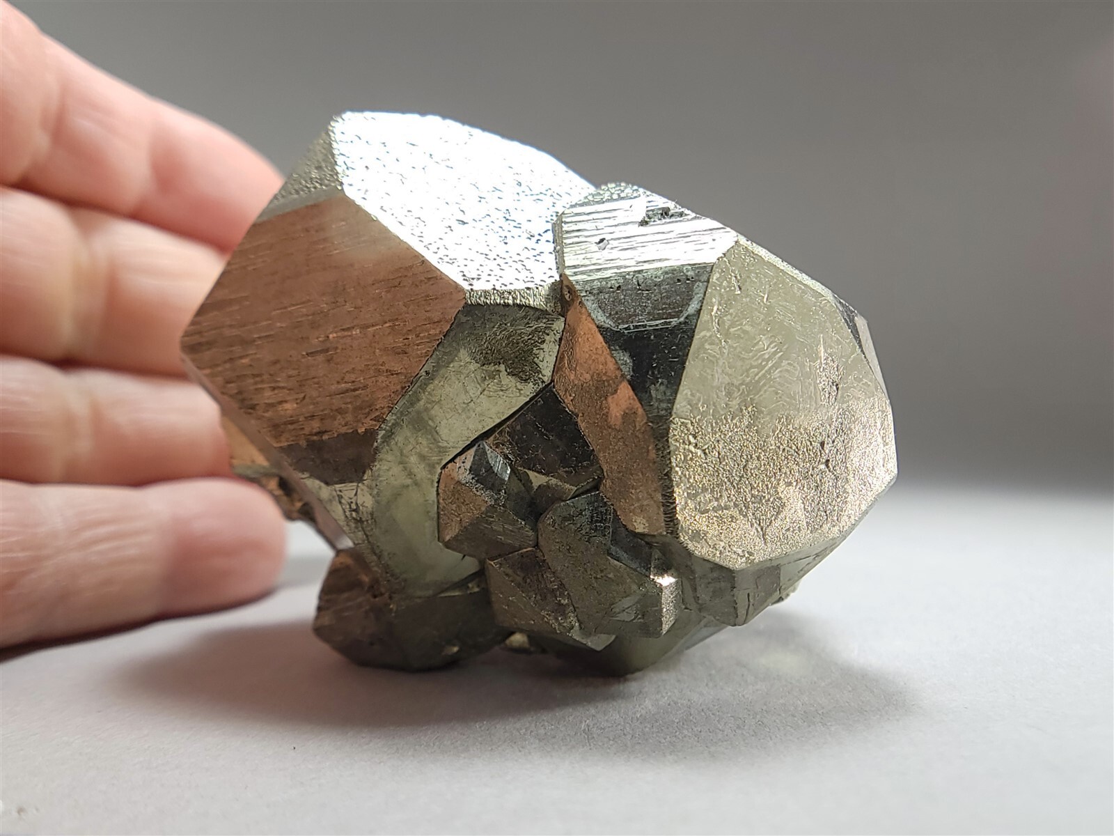 Peruvian Pyrite Crystal Cluster #27