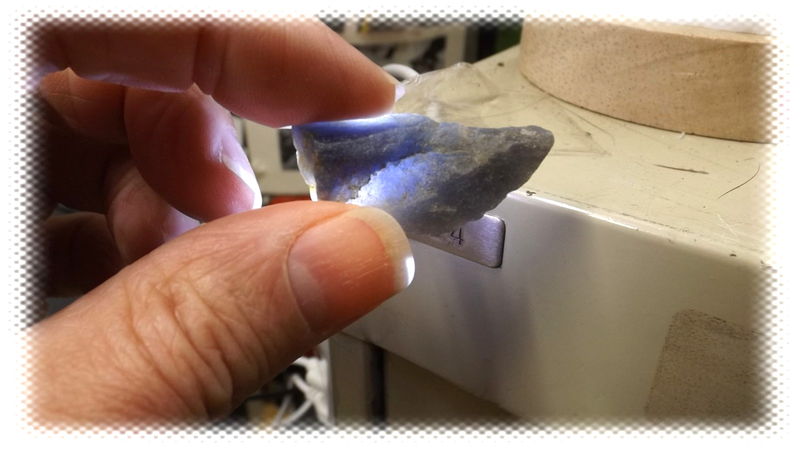 1/2LB Blue Sapphire Natural Rough Chrystal Gemstone Specimens