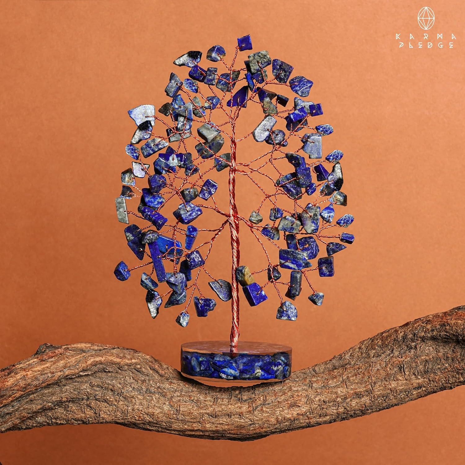 Lapis Lazuli Crystal Tree of Life Birthday Gifts for Women, Men, Friends, Handma