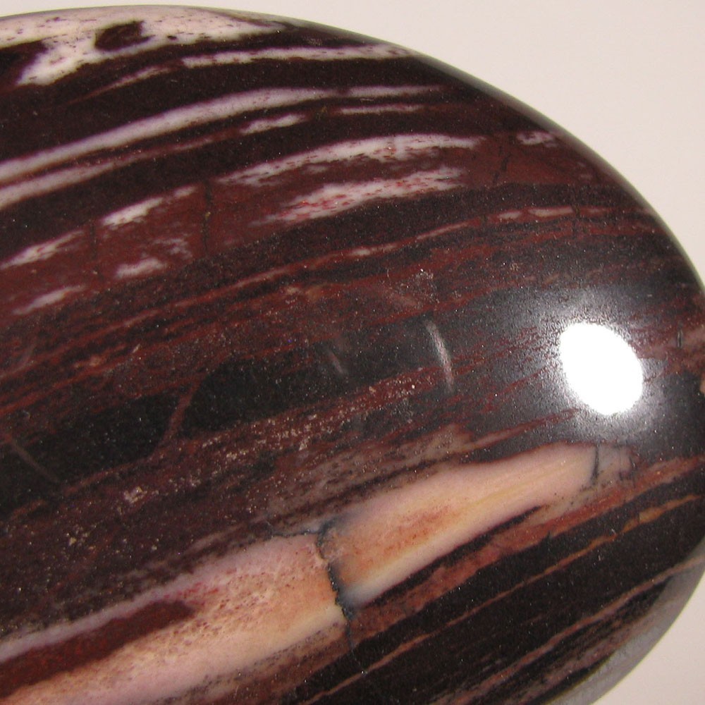 2.8″ RED TIGER IRON Polished Palm Stone – Australia