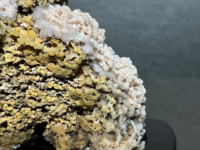 RARE BEAUTIFUL UNIQUE 3 7/16 ” DRUZY AMETHYST STALACTITE FORMATION, URUGUAY