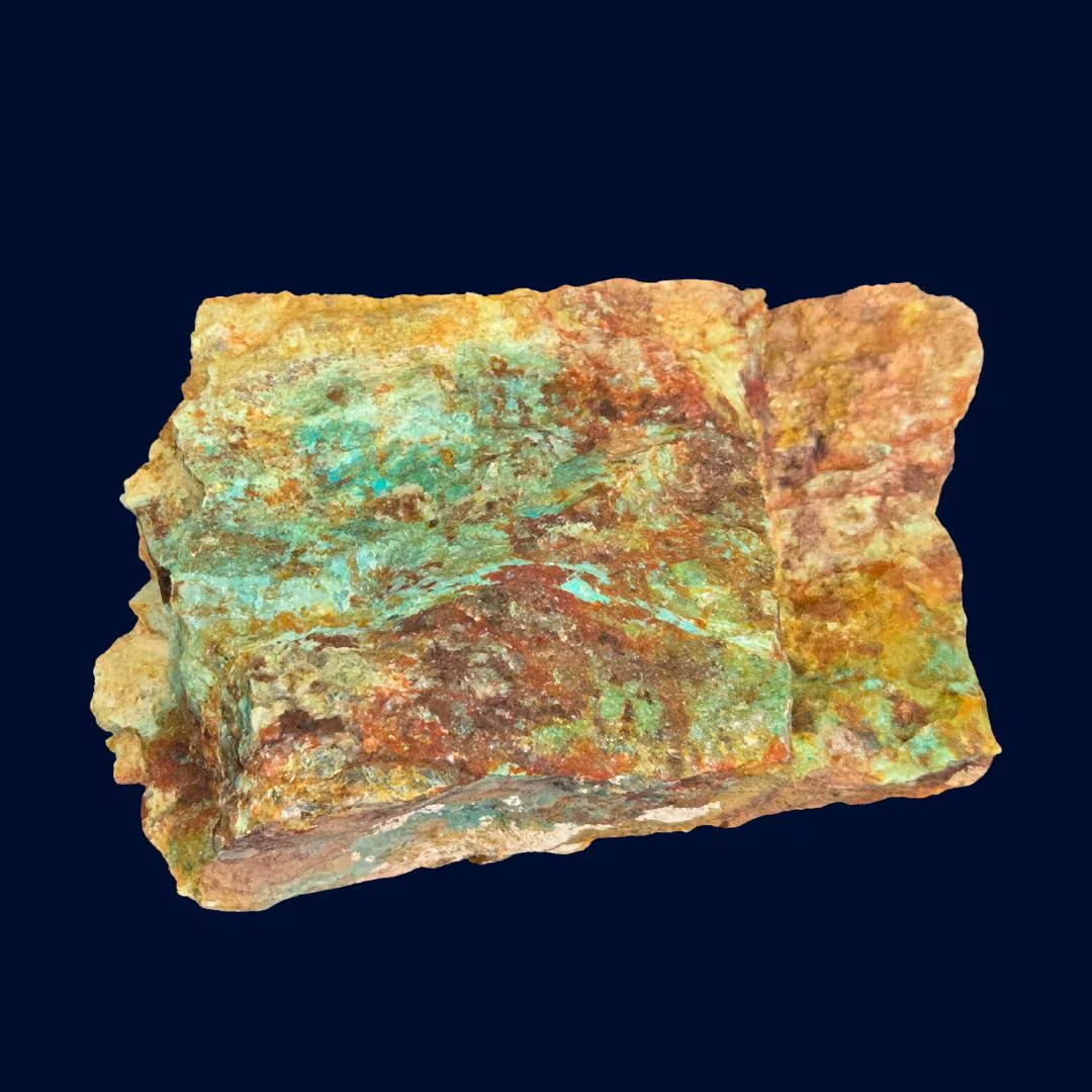 Blue Basin Mine Copper Ore 984g Chrysocolla Nevada Large Display Specimen