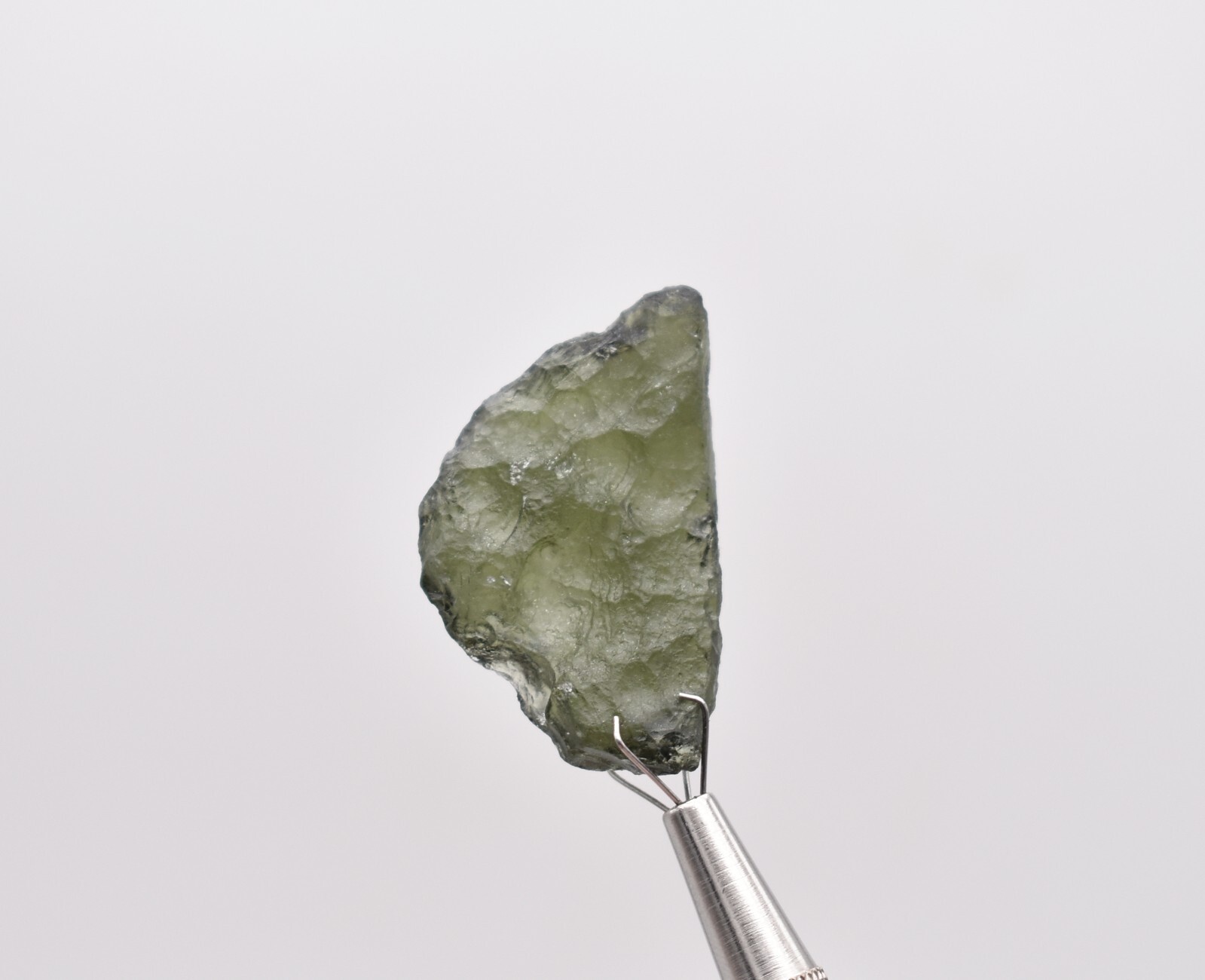 Moldavite Raw Authentic Specimen 33.8ct, 35.8mm from Czech Republic
