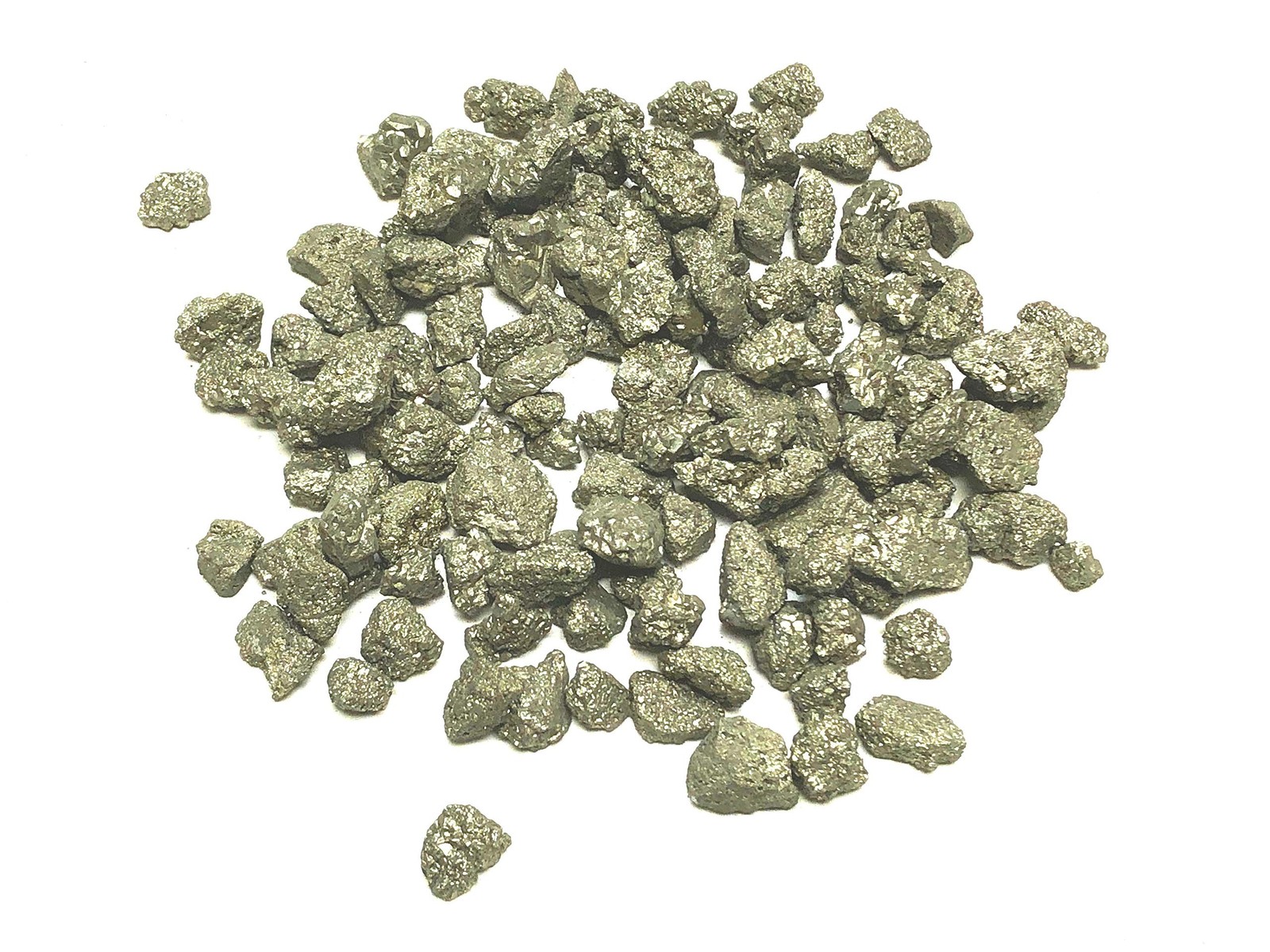 Natural Rough Pyrite Fools Gold 1/2″ Pieces (1/2 Pound)