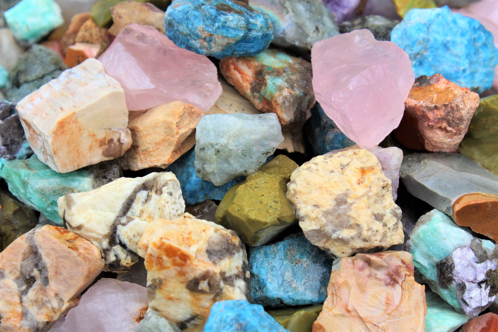 1000 Carat Bulk Lot Africa Mix Natural Rough Raw Rocks 200 Grams Madagascar