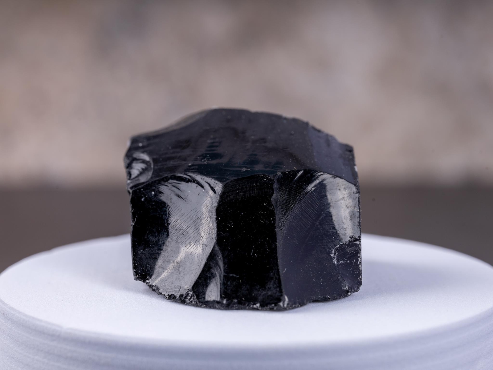 Black Obsidian Raw Crystal Stone – Healing Crystals and Stones for Meditation, R