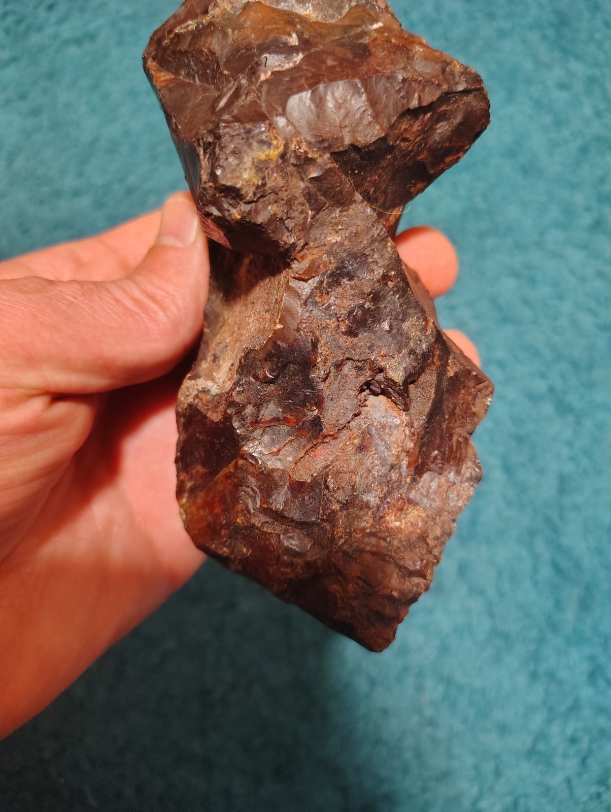 100% NATURAL Druzy Red Plume Agate/jasper/Quartz multi-color approx.6in 1lb 10oz