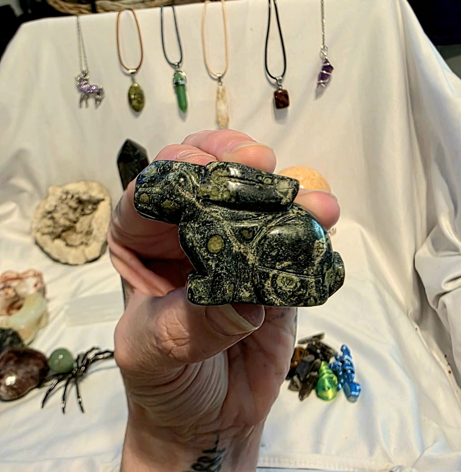 Large Lot SALE Crystal Mineral Specimen Figure Jewelry Tower Spider Sphere Usa