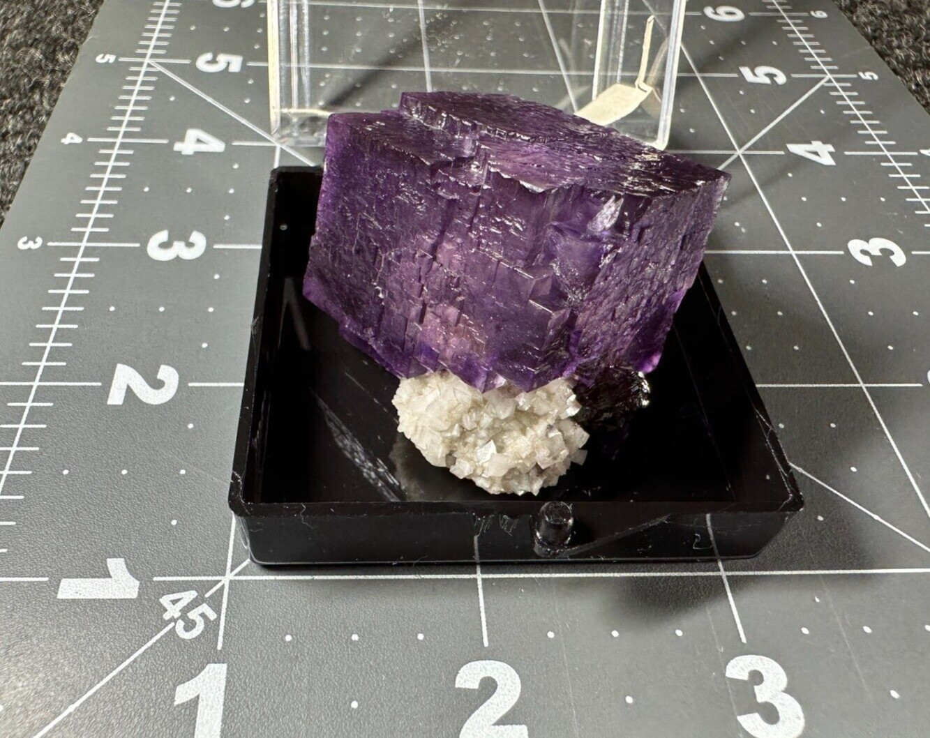 ➤1-5/8″ PURPLE FLUORITE CRYSTAL- SPHALERITE & DOLOMITE Elmwood Mine TN VIDEO➤411