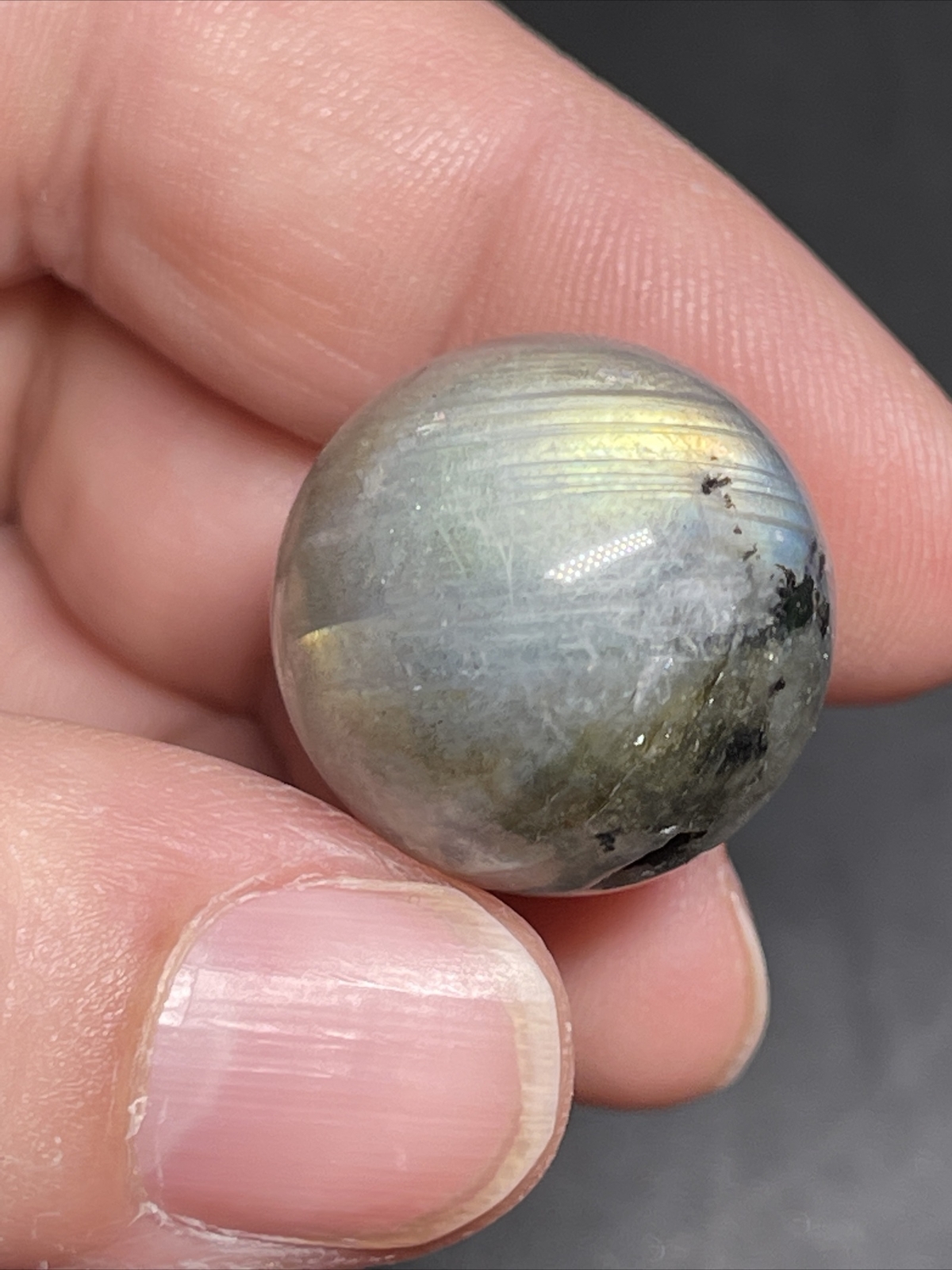 Labradorite Mini Sphere Ball Orb Marble 19.3mm
