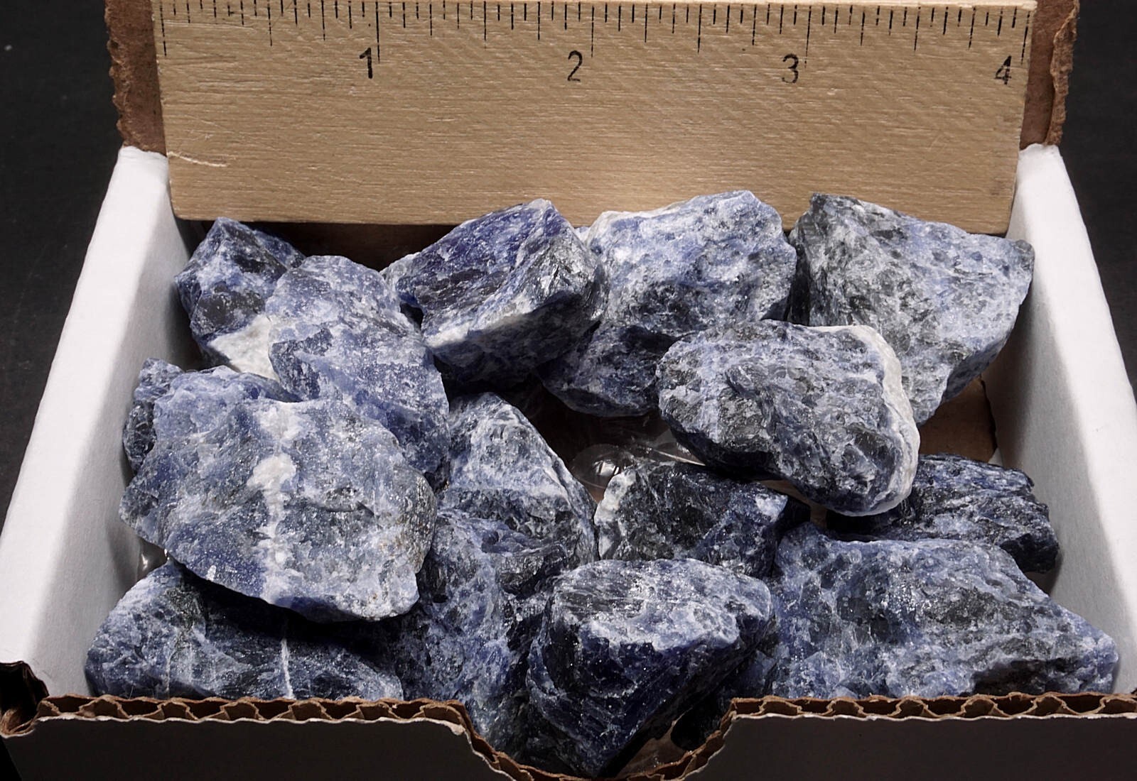 Sodalite 1/2 LB Lot Natural Blue & White Gemstone Crystal Mineral Specimens