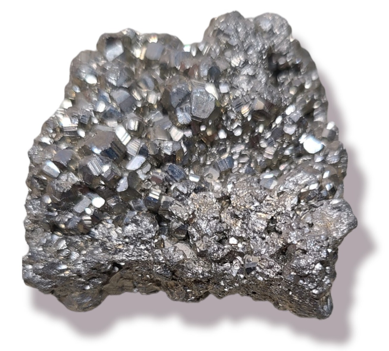 2 x 1-5/8″ PYRITE Cube Crystals Cluster – 85 grams.